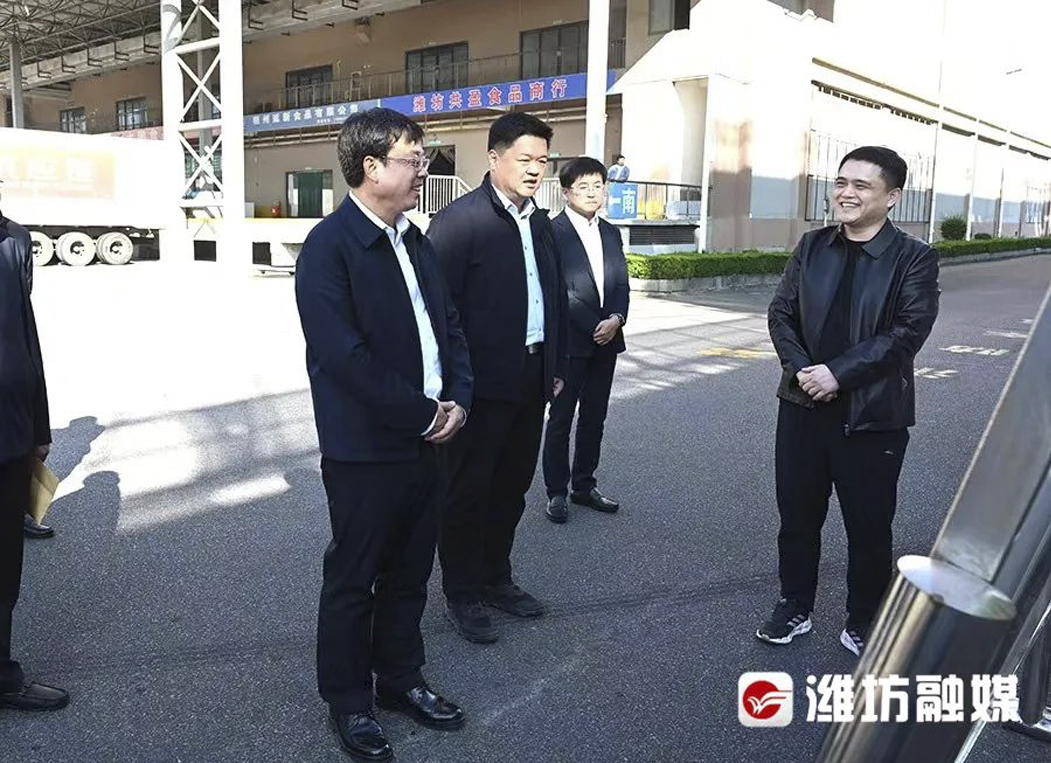 濰坊市委書記劉運(yùn)一行蒞臨山東中凱智慧冷鏈產(chǎn)業(yè)園調(diào)研指導(dǎo)